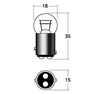 M&H(GAhGC`) A5303 6V10/3W BAY15D 2pbN oCN ECJ[Ee[