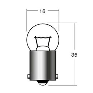 M&H A5115PP 12V23W BA15S �p�[�v�� 2����p�b�N A5115 PP �o�C�N �E�C���J�[�E�e�[����