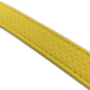 Grondement(グロンドマン) 汎用レザーベルト(タンデムベルト) エンボスイエロー 48cm T4825C250S0 バイク 外装 シート