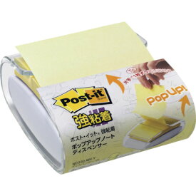 3M ポスト・イット 強粘着ポップアップノート ディスペンサー WD330-WH-Y 事務用品