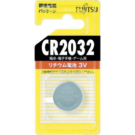 富士通(フジツウ) 電池・充電器 FDK リチウムコイン電池 CR2032 (1個=1PK) CR2032C-B