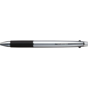 uni(ユニ) ノック式3色ボールペン0.7mmシルバー SXE380007.26 文房具・コピー用紙