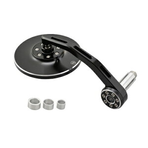 HIGHSIDER(ハイサイダー) バーエンドミラー コネロ ブラック 96692 バイク