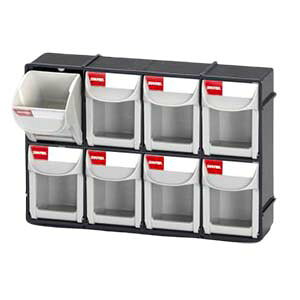 ESCO(エスコ) マルチストール/4列2段 303×87×203mm EA957FM-8 ワゴン・チェスト・キャビネット