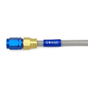 SWAGE-LINE �t�����g�z�[�X�L�b�g �S�[���h&�u���[/�N���A XG250�g���b�J�[ 04-18 PAF317 �o�C�N �u���[�L�z�[�X