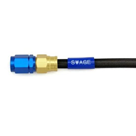 SWAGE-LINE(スウェッジライン) バイク ブレーキホース フロントホースキット ゴールド&ブルー/ブラック セロー250 05-18/XT250X 07-17 PAFB321