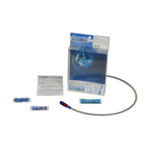 SWAGE-LINE �t�����g�z�[�X�L�b�g ���b�h&�u���[/�N���A Ninja250SL ABS����(15�`16) SAF757 �o�C�N �u���[�L�z�[�X