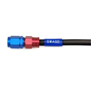 SWAGE-LINE �t�����g�z�[�X�L�b�g ���b�h&�u���[/�u���b�N XG250�g���b�J�[ 04-18 SAFB317 �o�C�N �u���[�L�z�[�X