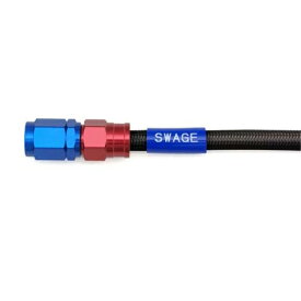 SWAGE-LINE(スウェッジライン) バイク ブレーキホース フロントホースKIT レッド&ブルー/ブラック セロー250 05-18/XT250X 07-17 SAFB321