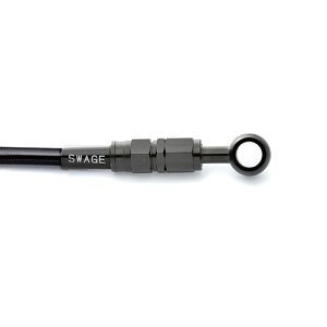 SWAGE-LINE ���A�z�[�X�L�b�g �X�e���u���b�N/�u���b�N SRX600(2) 87-89 BTRB230 �o�C�N �u���[�L�z�[�X
