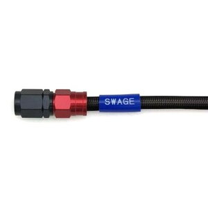 SWAGE-LINE(�X�E�F�b�W���C��) ���A�z�[�X�L�b�g ���b�h&�u���b�N/�u���b�N XG250�g���b�J�[ 04-18 RARB317 �o�C�N �u���[�L�z�[�X