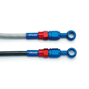 SWAGE-LINE ���A�z�[�X�L�b�g ���b�h&�u���[/�N���A Z125 PRO 16-18 SAR759 �o�C�N �u���[�L�z�[�X