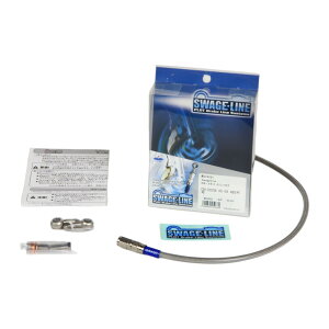 SWAGE-LINE ���A�z�[�X�L�b�g �X�e��/�N���A Z250 13-17 STR749 �o�C�N �u���[�L�z�[�X