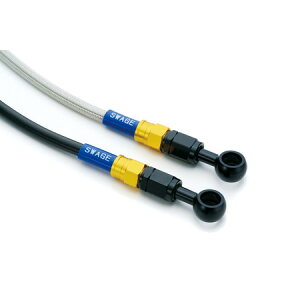 SWAGE-LINE �N���b�`�z�[�X�L�b�g �S�[���h&�u���b�N/�u���b�N ZX-14R ABS High Grade 16-18 GACB760 �o�C�N