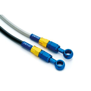 SWAGE-LINE �N���b�`�z�[�X�L�b�g �S�[���h&�u���[/�u���b�N ZX-14R ABS High Grade 16-18 PACB760 �o�C�N