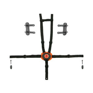 OGK(オージーケー技研) BT-038K 5点式シートベルト グレー 745P1005 自転車