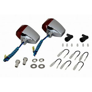 POSH Faith(ポッシュフェイス) ZRメッキ/アンバーW球バルブ無 STDレンズ2PC 093481 バイク ウインカー