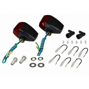 POSH Faith(ポッシュフェイス) ZR BK/アンバーW球バルブ無 STDレンズ2PC 093481-06 バイク ウインカー