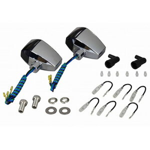 POSH Faith(ポッシュフェイス) ZRメッキ/スモークW球バルブ無 STDレンズ2PC 093681 バイク ウインカー