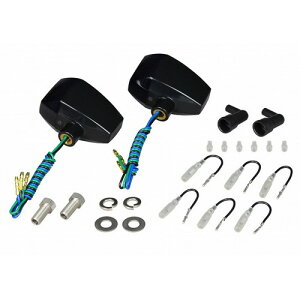 POSH Faith(ポッシュフェイス) ZR BK/スモークW球バルブ無 STDレンズ2PC 093681-06 バイク ウインカー