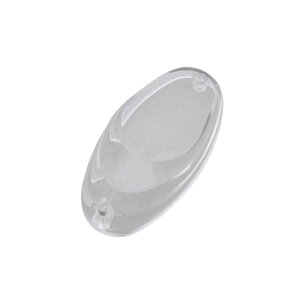 POSH Faith(ポッシュフェイス) 補修レンズ オーバルタイプ CL 1PC 097022-SP バイク ウインカー