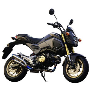 OVER(オーヴァー) ツインメガホン GROM 17- 16-222-23 バイク フルエキゾーストマフラー