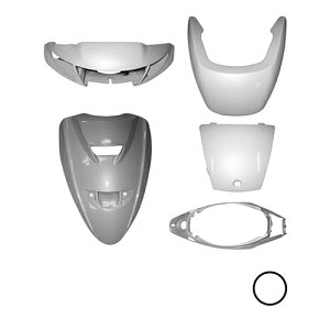 ヤマハ ジョグ JOG ZR 3YKZR/SA13J 外装 5点 カウル セット ブルーイッシュホワイトカクテル1 エナジープライス