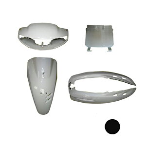 ホンダ スーパーディオ DIO AF27 外装 5点 カウル セット ピュアブラック エナジープライス