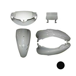 ホンダ ライブディオ DIO AF34 2型 AF34 外装 5点 カウル セット ピュアブラック エナジープライス