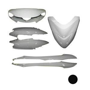 ヤマハ ジョグ JOG CV50 5KN/5PT/5SU/5SW SA16J 外装 6点 カウル セット ブラック2 エナジープライス