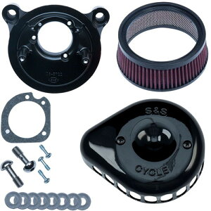 S&S CYCLE(GXAhGXTCN) MINI TEARDROP A/C BLK TWIN CAM(Lu/Delphi EFI)01-17 170-0442 oCN GAtB^[EGAGg