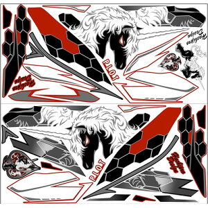 PLOT(�v���g) �f�J�[���L�b�g ���j�R�[��B ���b�h YZF-R3/R25(15�`18) PDK354UCB-R �o�C�N