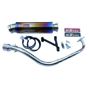 K2tec(ケイツーテック) GP-R STDチタン 3ピースタイプ 2012年以降(PCX、JF28-11-) 12pcx-gps3-ti バイク フルエキゾーストマフラー