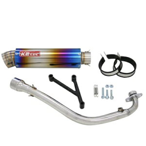 K2tec(ケイツーテック) GP-R STDチタン 3ピース シグナスX SR 4型 EBJ-SEA5J sigu4-gps3-ti バイク フルエキゾーストマフラー