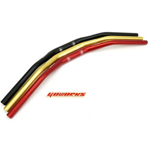 Go Works ��28.6mm �A���~�e�[�p�[�n���h���o�[ ���b�h TA-GOW-HL001RD �o�C�N