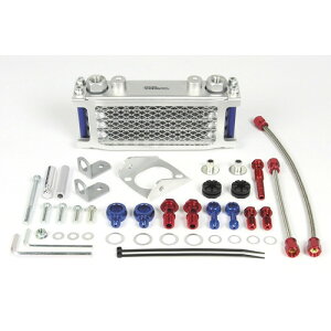 SP武川(SPタケガワ) コンパクトクール 4FIN STDヘッド下 GROM(JC61・JC75)・MSX125/SF・モンキー125(JB02) 07-07-0316 バイク オイルクーラーセット