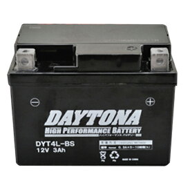 DAYTONA ハイパフォーマンスバッテリー DYT4L-BS MFタイプ 92873 バイク 密閉型MFバッテリー
