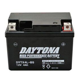 DAYTONA ハイパフォーマンスバッテリー DYTX4L-BS MFタイプ 92874 バイク 密閉型MFバッテリー