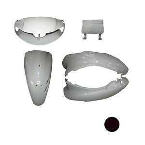 ホンダ ライブディオ DIO AF34 1型前期 AF34 外装 5点 カウル セット ピュアブラック エナジープライス