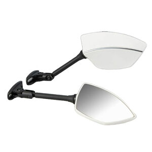 KIJIMA(キジマ) TECH08ミラー カウルマウント ホワイト(左右セット) 203-8081 バイク