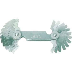 TRUSCO �s�b�`�Q�[�W ����͈�0.5�`7.0mm 60°17���g 158