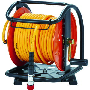 TRUSCO C型エアーリール ワンタッチカップリング付 7X10mm 20m巻 TAWC720N エアホース