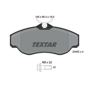 Textar(�e�L�X�^�[) 2345201 �u���[�L�p�b�h ������