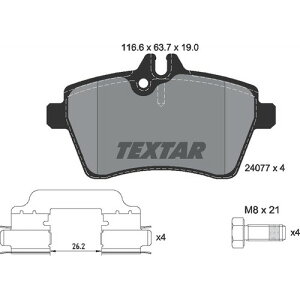 Textar(�e�L�X�^�[) 2407702 �u���[�L�p�b�h ������