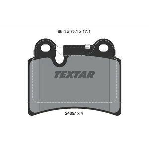 Textar(�e�L�X�^�[) 2409701 �u���[�L�p�b�h ������