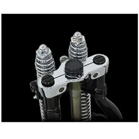 TRASHDEPT 008529 74スプリンガーステムナット 凹ブラック バイク トップブリッジ・ステアリングステム