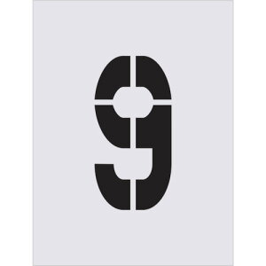 アイマーク ステンシル 9 文字サイズ250×125mm 文房具・コピー用紙