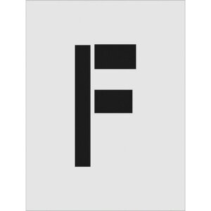 アイマーク ステンシル F 文字サイズ250×125mm 文房具・コピー用紙