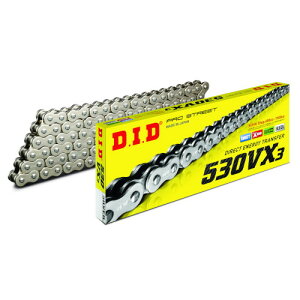 DID(�哯�H��) VX�V���[�Y�`�F�[�� 530VX3-108L FJ(�y�����N���b�v) �V���o�[ DID530VX3-108FJ S&S �o�C�N