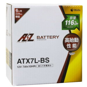 AZ Battery(AZobe[) ATX7L-BS (YTX7L-BS ݊)(t[d) oCN ^MFobe[